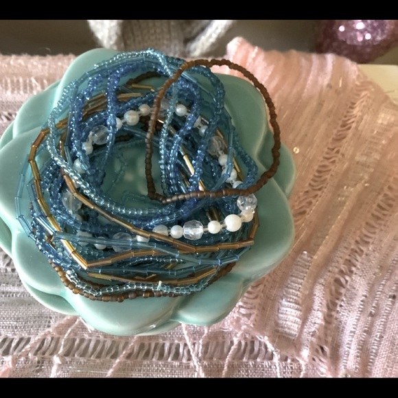 Set of 2 bracelet and necklace - Picture 2 of 3